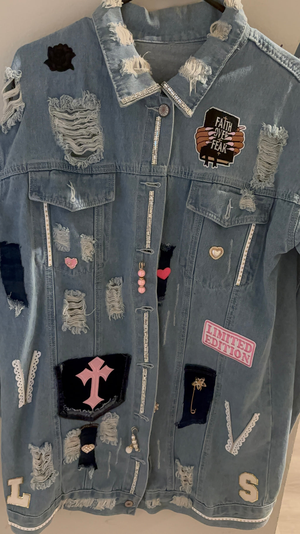 Faith Over Fear Denim